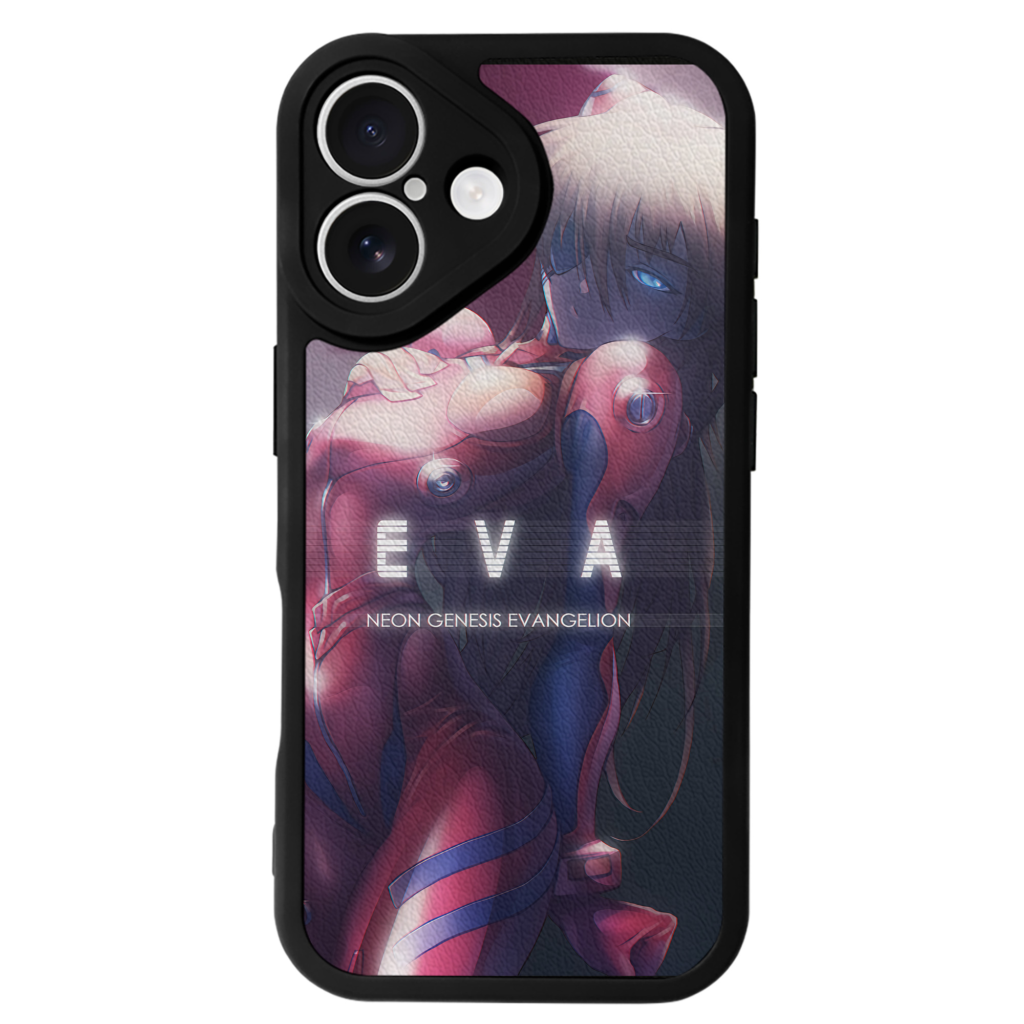 （画像用） EVA 新世紀エヴァンゲリオン 【iPhone 16シリーズ対応】シリコンスマホケース（レザー調） 材質：シリコン